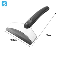 Multi-functional stainless steel snow shovel